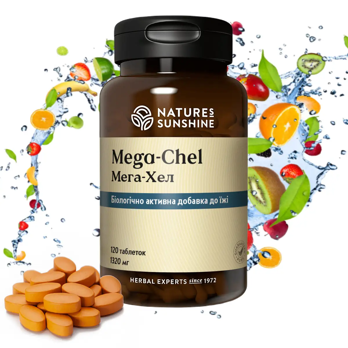 Мега - Хел (Mega - Chel) 120 табл. Nature's Sunshine (099904042018
